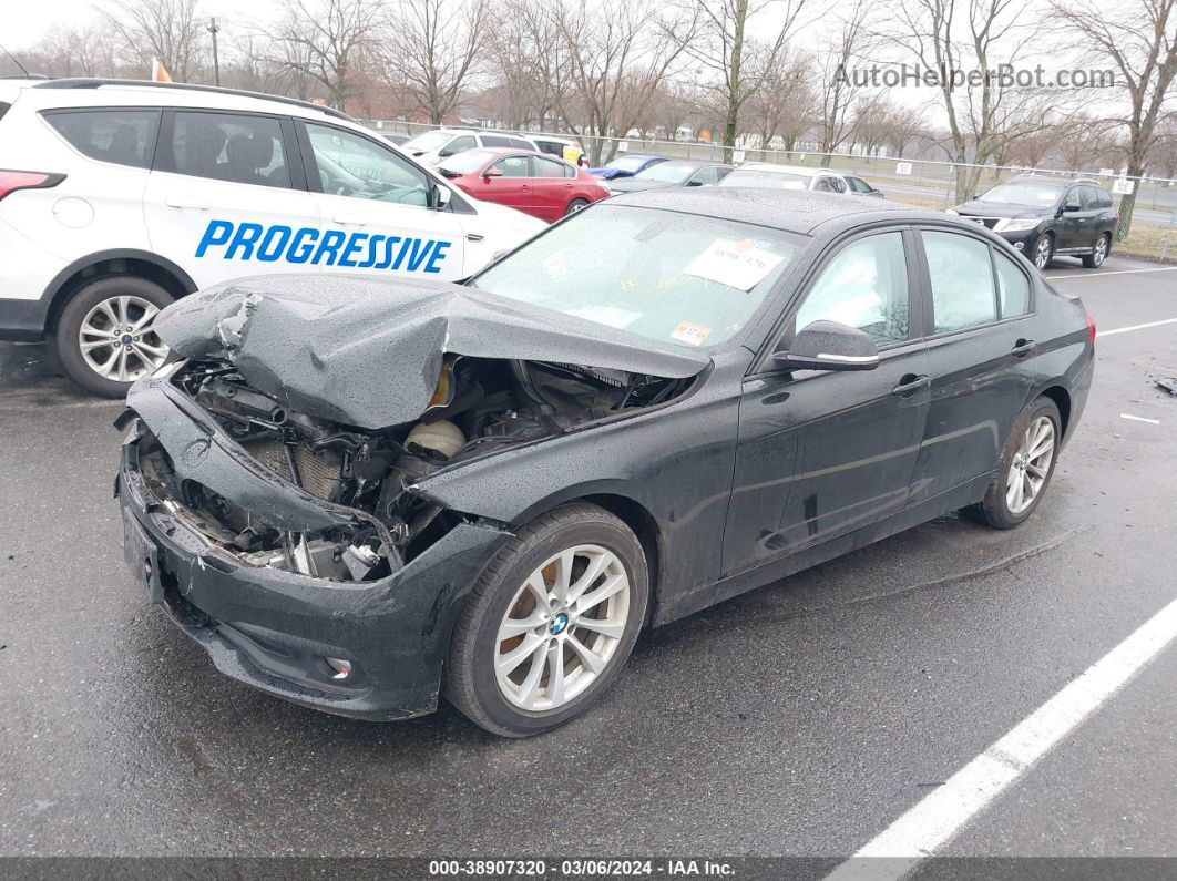 2016 Bmw 320i Xdrive Black vin: WBA8A3C57GK552079