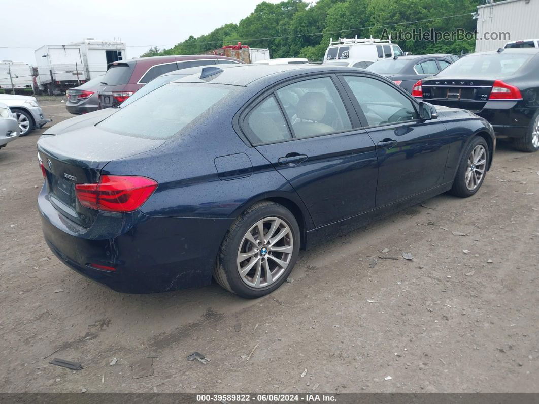 2017 Bmw 320i Xdrive Blue vin: WBA8A3C5XHK691866