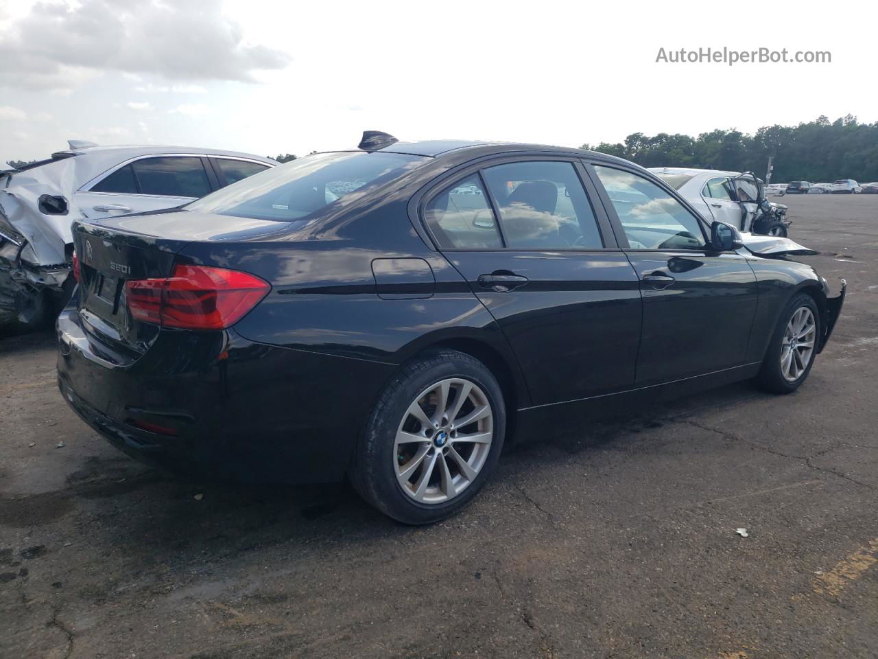 2017 Bmw 320 I Black vin: WBA8A9C31HK620556