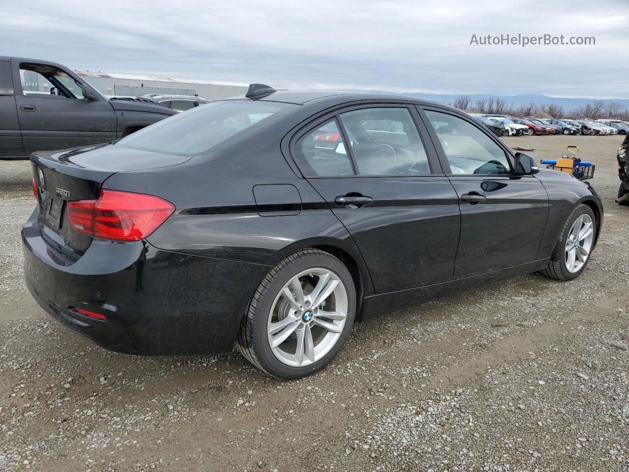 2017 Bmw 320 I Black vin: WBA8A9C3XHK864383