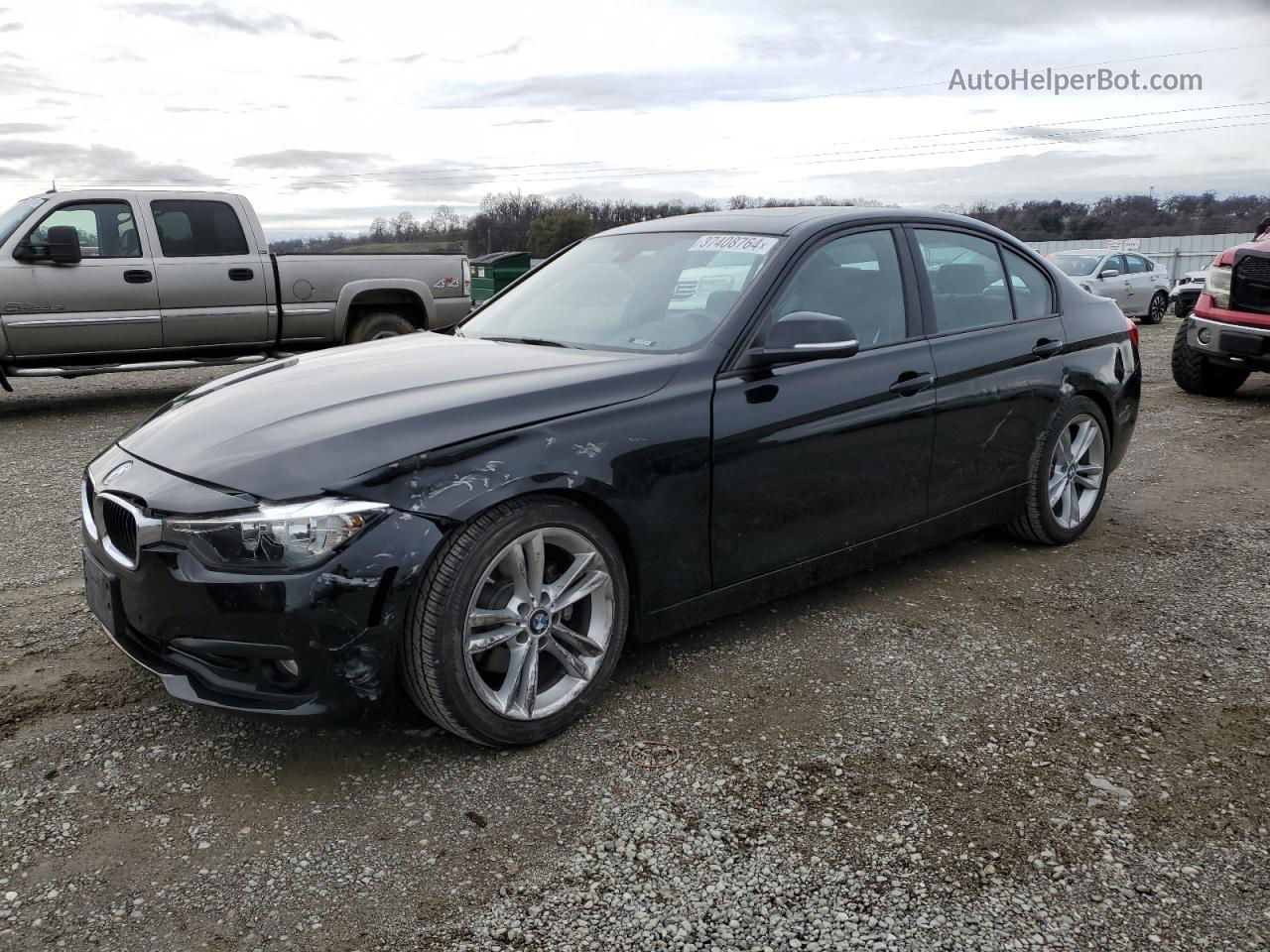 2017 Bmw 320 I Black vin: WBA8A9C3XHK864383