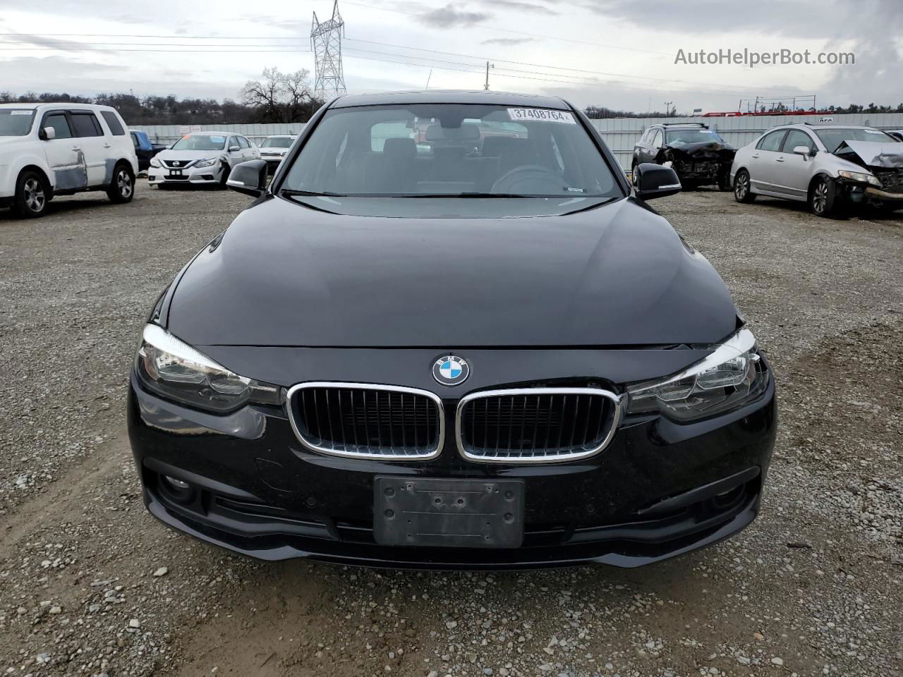 2017 Bmw 320 I Black vin: WBA8A9C3XHK864383