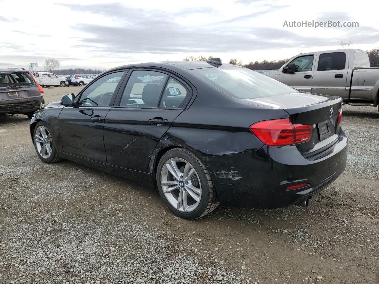 2017 Bmw 320 I Black vin: WBA8A9C3XHK864383