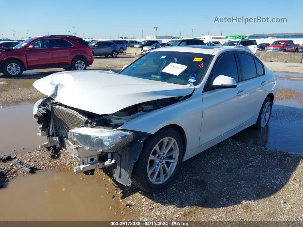 2016 Bmw 320i   White vin: WBA8A9C51GK616846