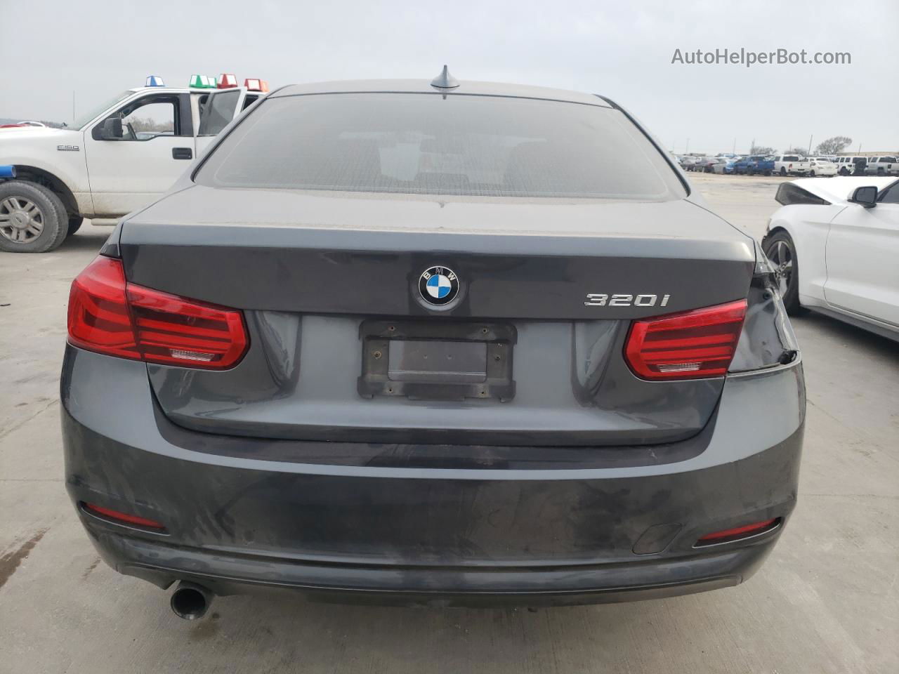 2017 Bmw 320 I Gray vin: WBA8A9C51HK619604