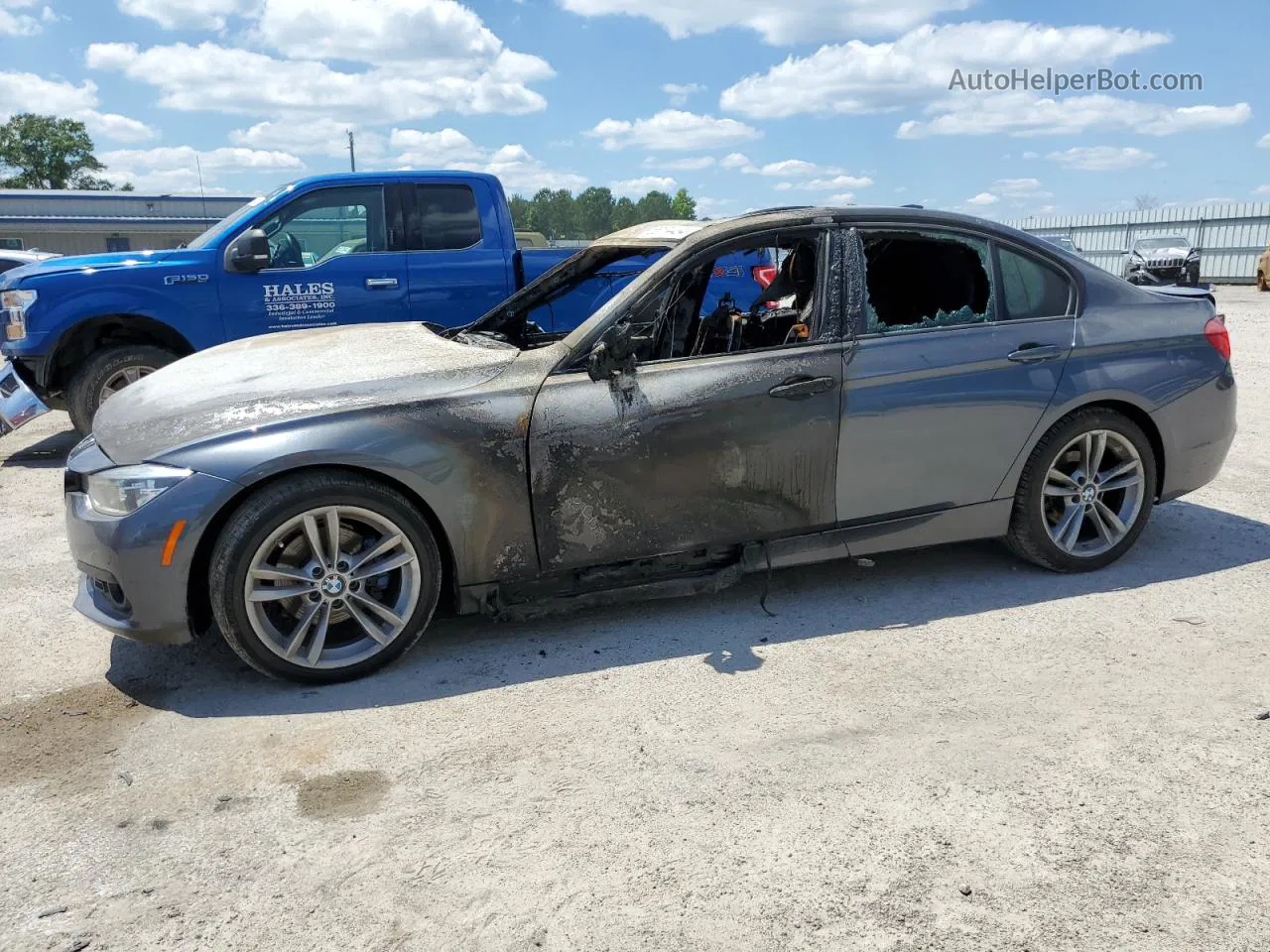 2016 Bmw 320 I Серый vin: WBA8A9C53GK616377