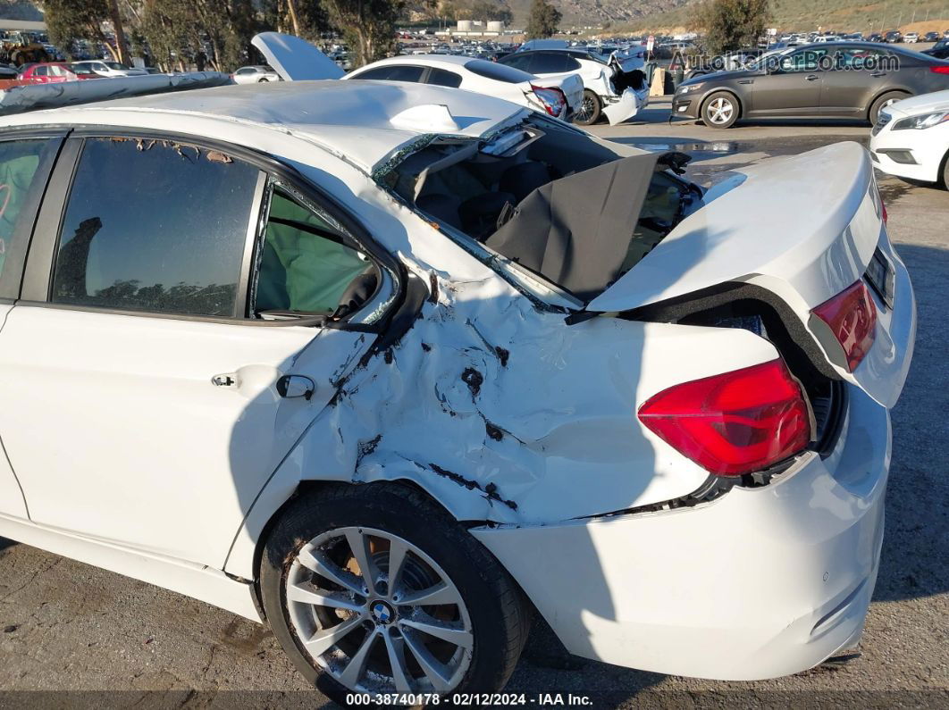 2016 Bmw 320i White vin: WBA8A9C53GK619053