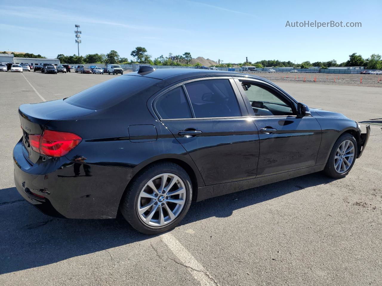 2016 Bmw 320 I Черный vin: WBA8A9C53GK622549