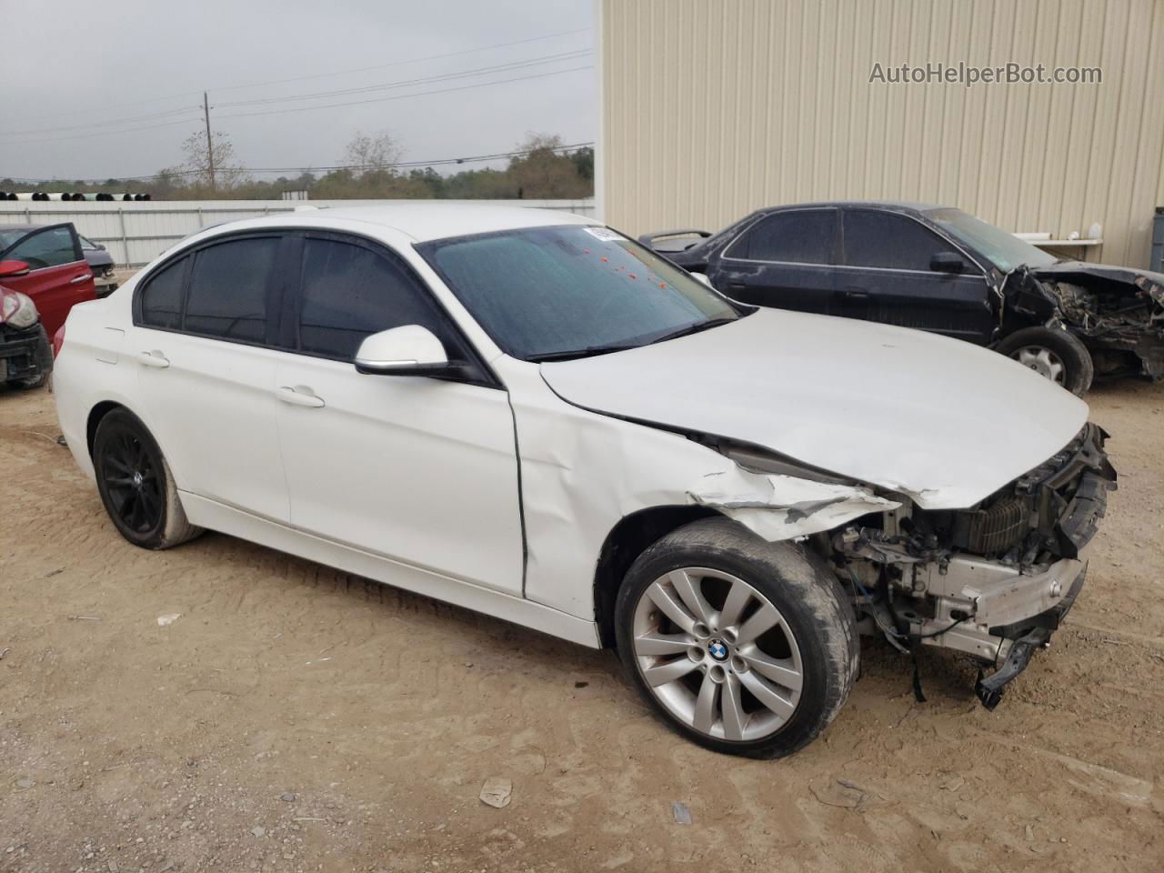 2016 Bmw 320 I White vin: WBA8A9C54GK618462