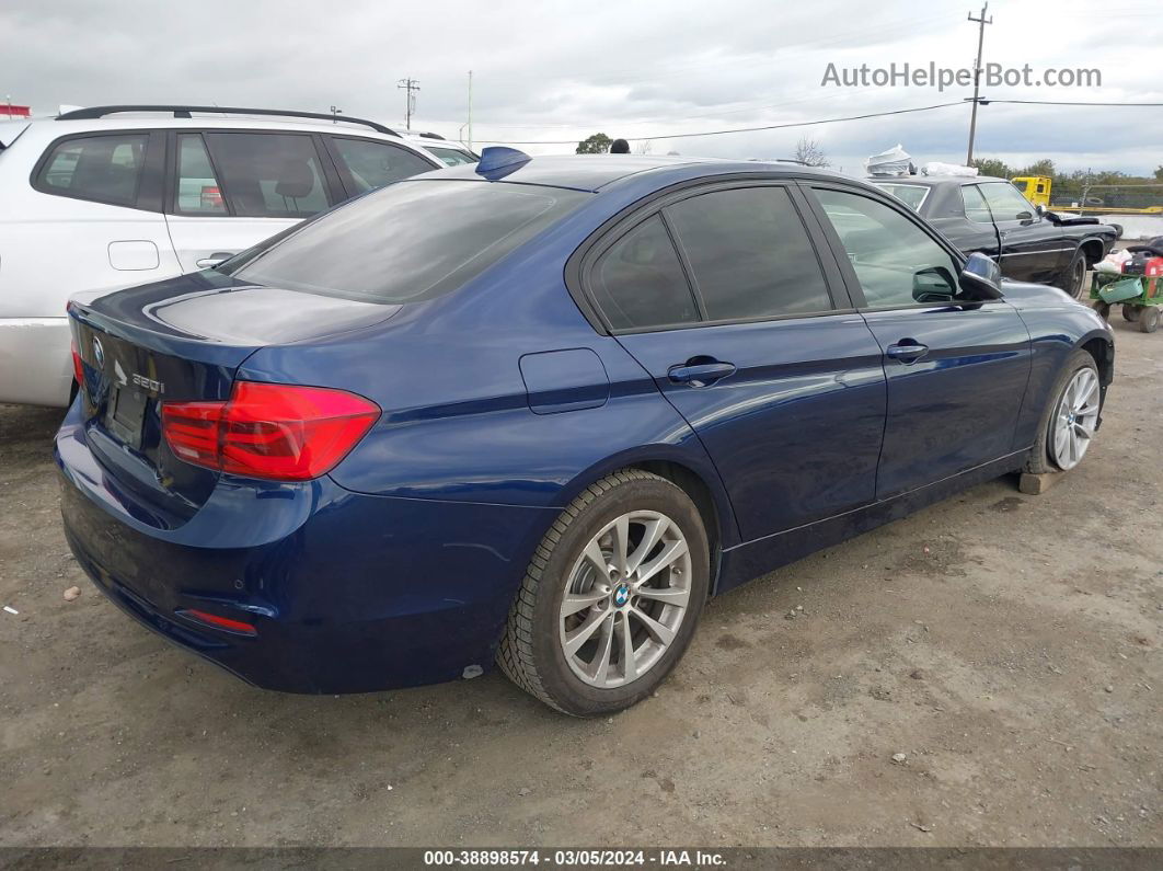 2016 Bmw 320i Dark Blue vin: WBA8A9C55GK616705