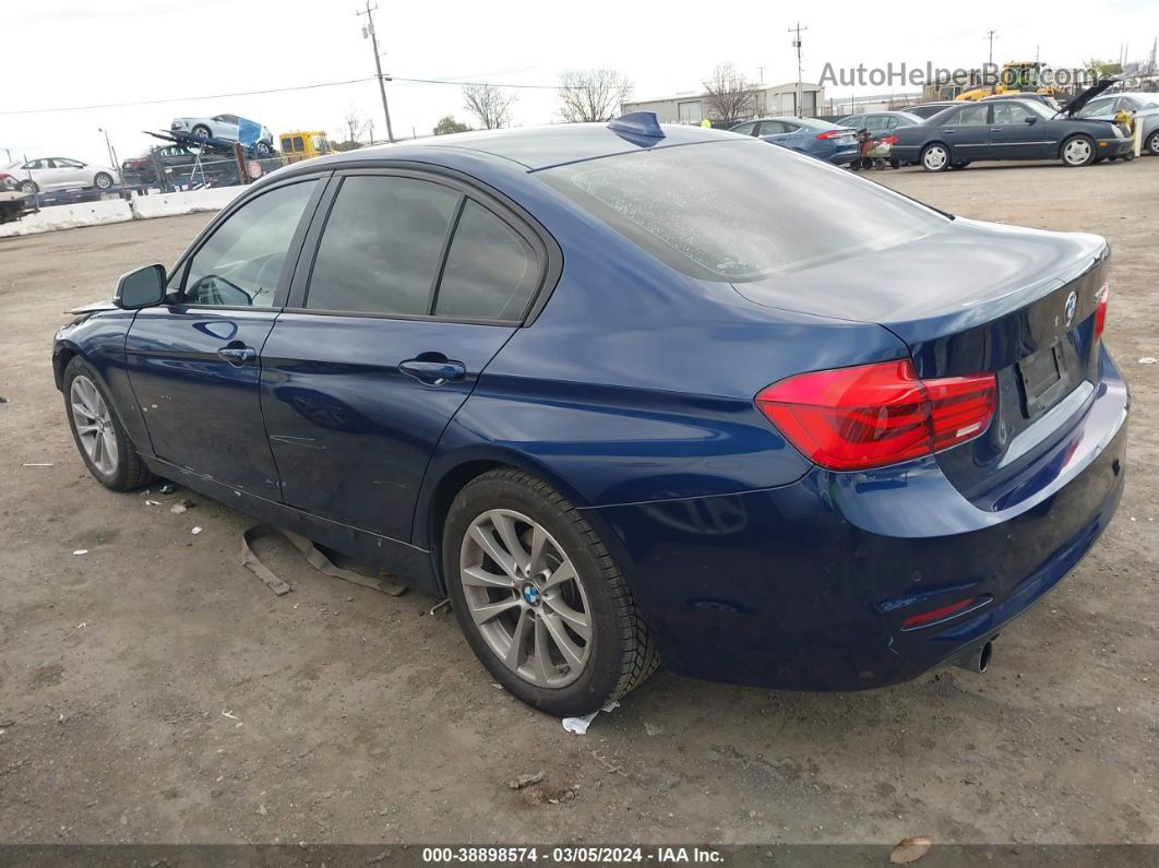 2016 Bmw 320i Dark Blue vin: WBA8A9C55GK616705