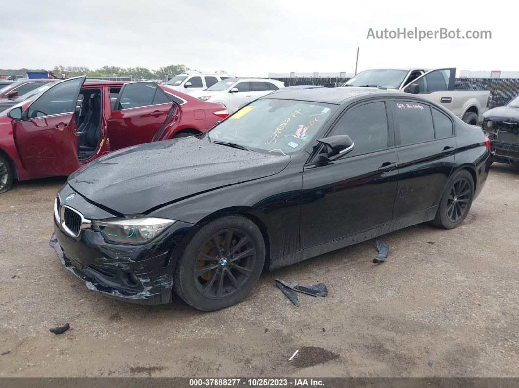 2016 Bmw 320i Black vin: WBA8A9C55GK618275