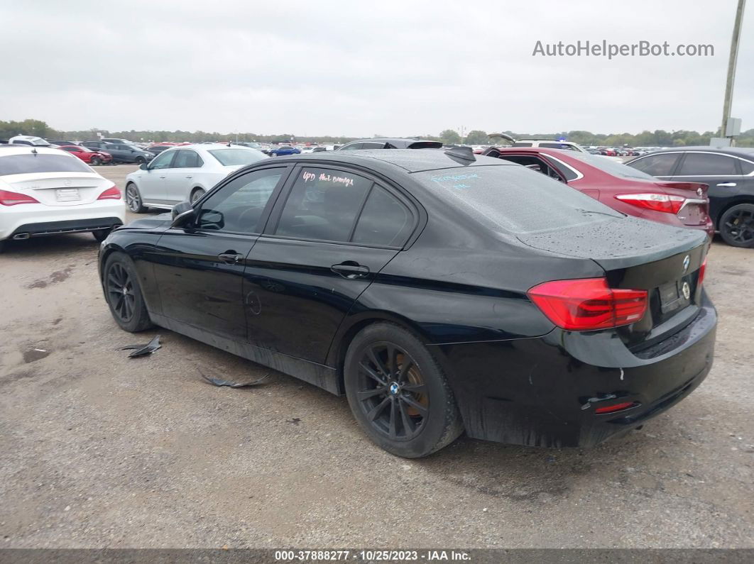 2016 Bmw 320i Black vin: WBA8A9C55GK618275