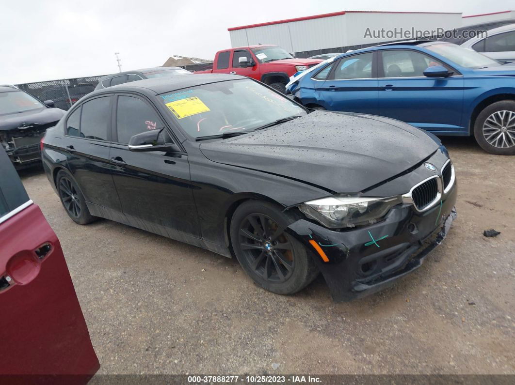 2016 Bmw 320i Black vin: WBA8A9C55GK618275