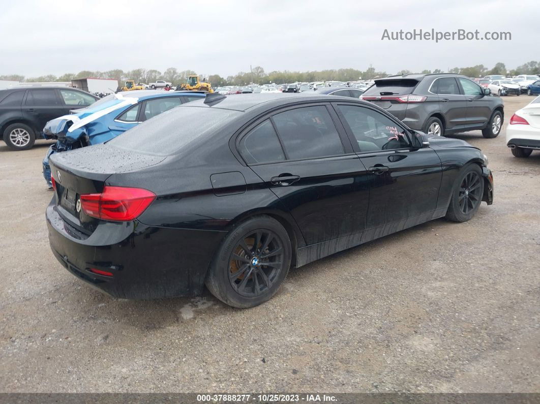 2016 Bmw 320i Black vin: WBA8A9C55GK618275