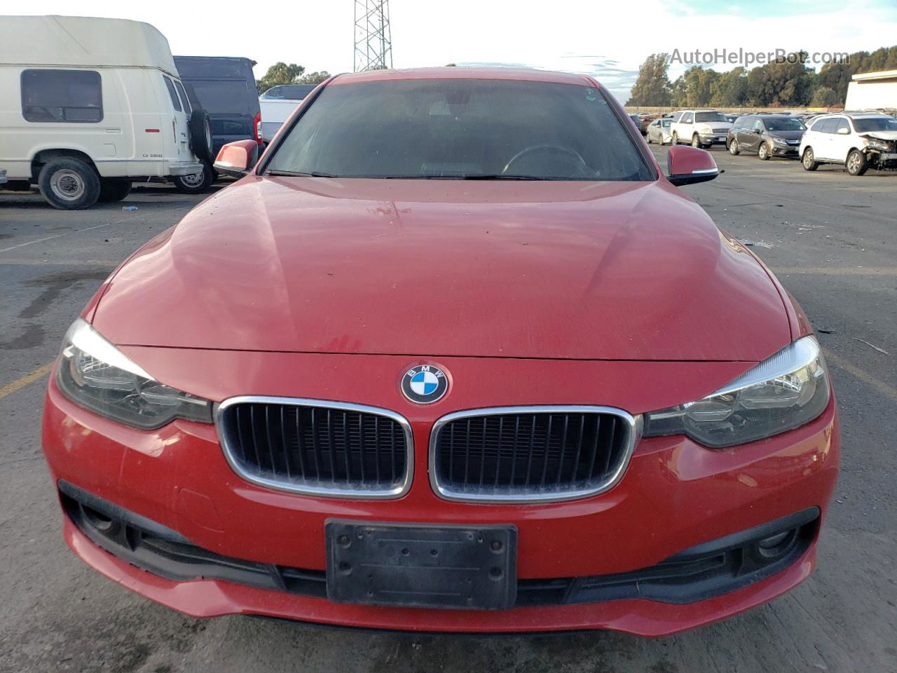 2016 Bmw 320 I Red vin: WBA8A9C56GK616339