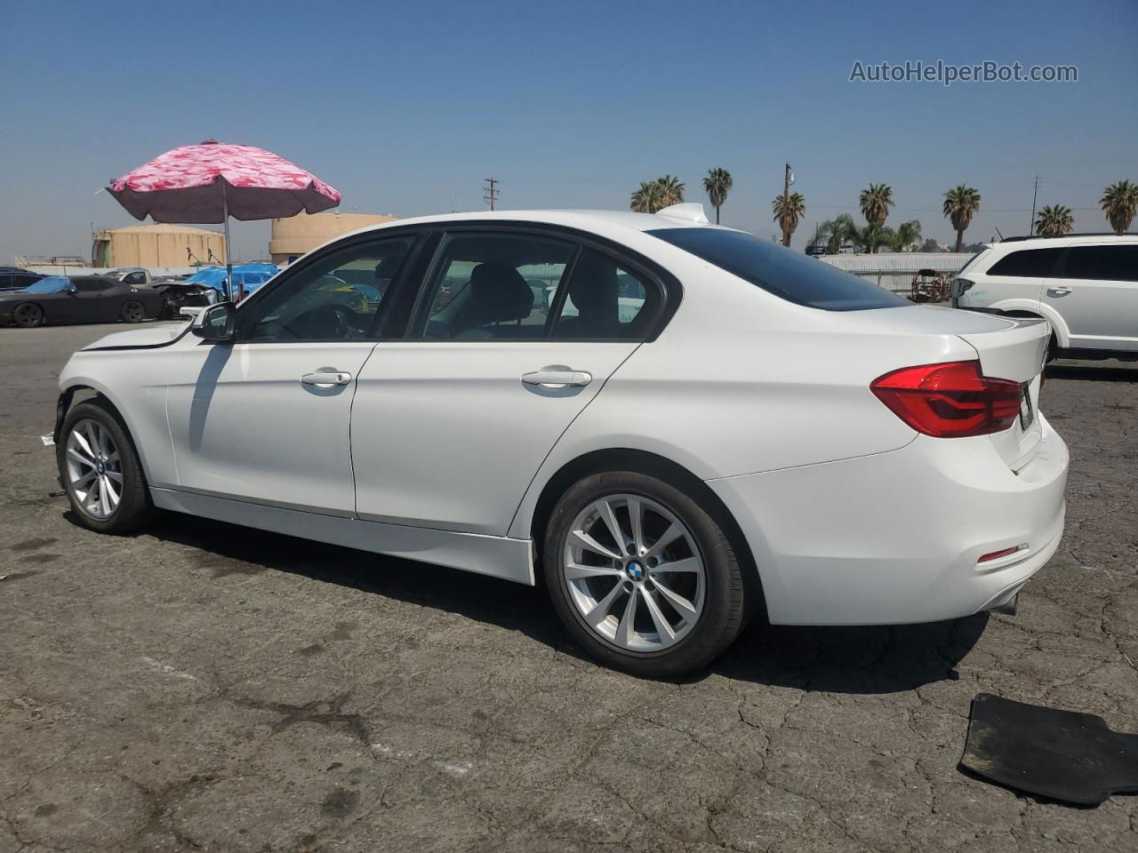 2016 Bmw 320 I White vin: WBA8A9C56GK617233