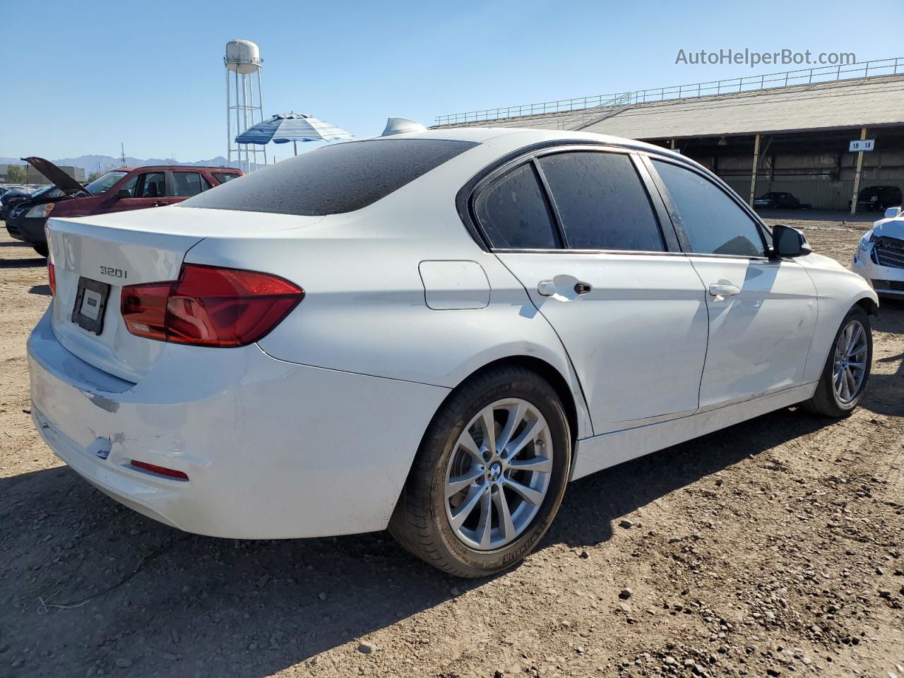 2016 Bmw 320 I White vin: WBA8A9C56GK618253