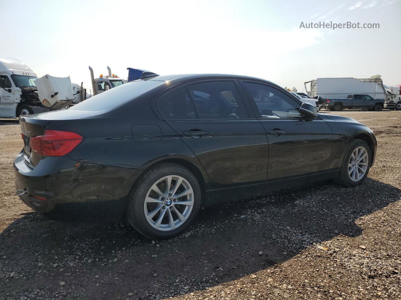 2016 Bmw 320 I Black vin: WBA8A9C57GK619377