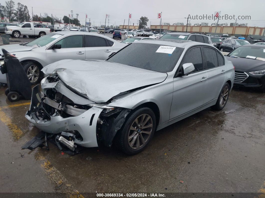 2017 Bmw 320i   Silver vin: WBA8A9C58HK620281