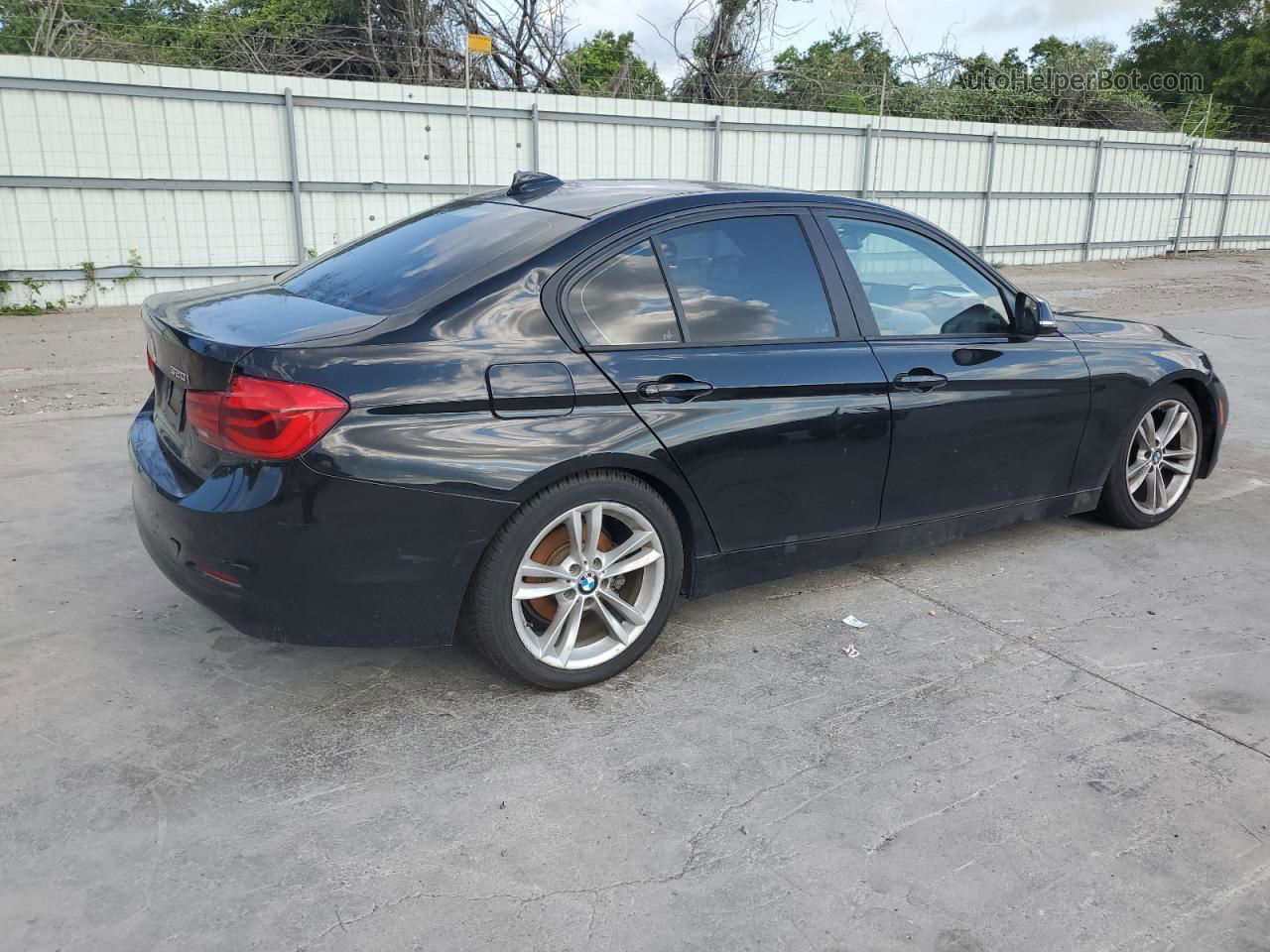 2016 Bmw 320 I Black vin: WBA8A9C59GK616206