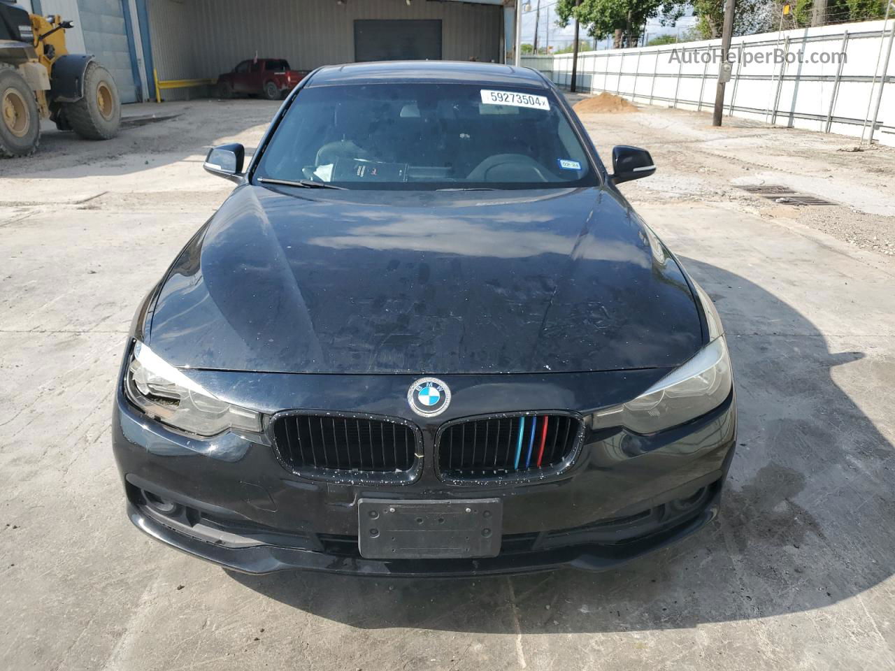 2016 Bmw 320 I Black vin: WBA8A9C59GK616206