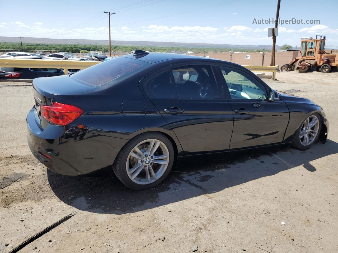 2016 Bmw 320 I Black vin: WBA8A9C5XGK617526