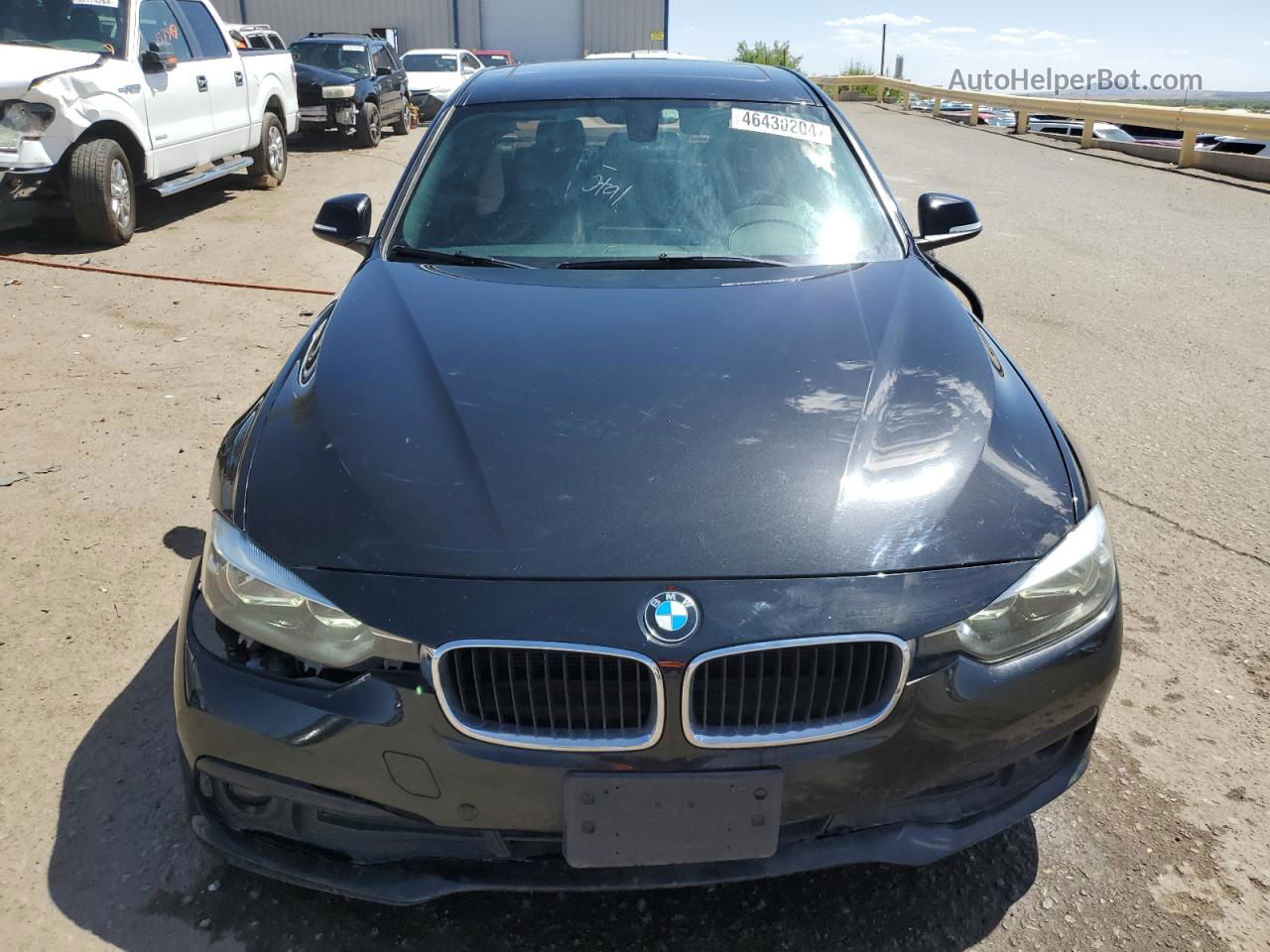 2016 Bmw 320 I Black vin: WBA8A9C5XGK617526