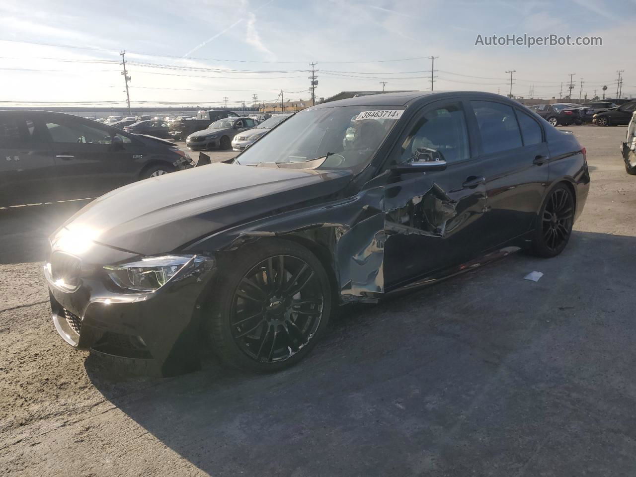 2017 Bmw 340 I Black vin: WBA8B3C31HK777532