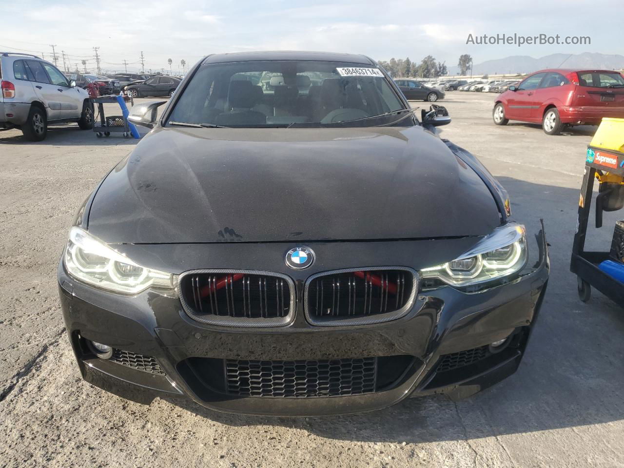 2017 Bmw 340 I Black vin: WBA8B3C31HK777532