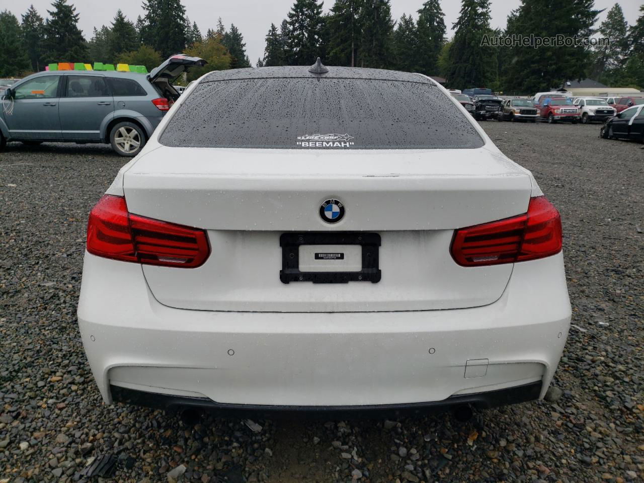 2017 Bmw 340 I White vin: WBA8B3C38HK777589