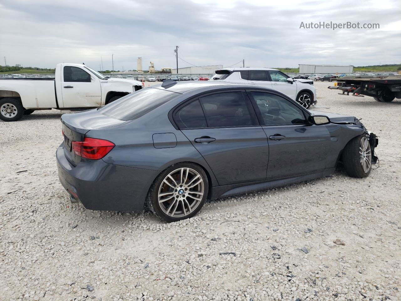 2016 Bmw 340 I Gray vin: WBA8B3C53GK777211