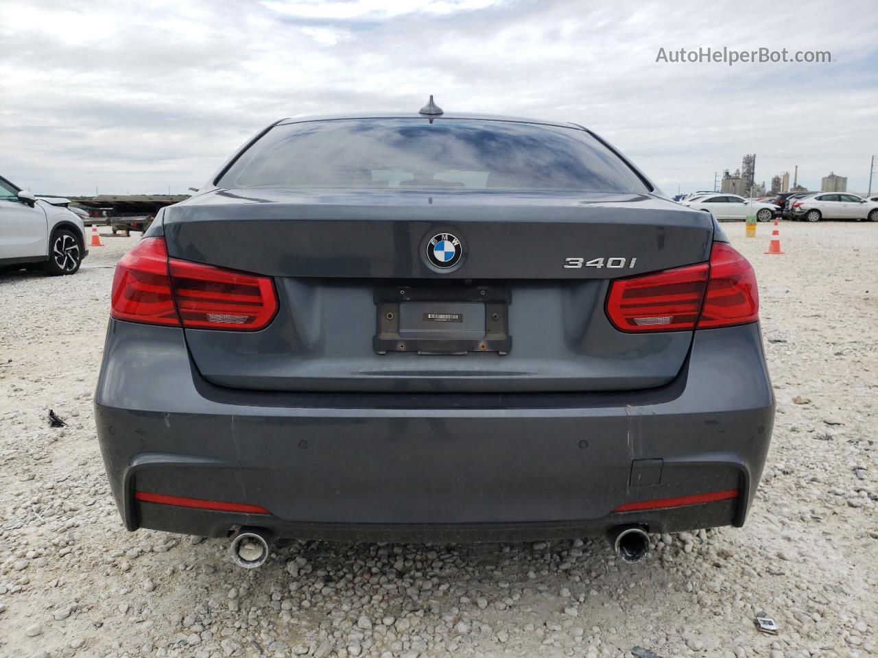 2016 Bmw 340 I Gray vin: WBA8B3C53GK777211