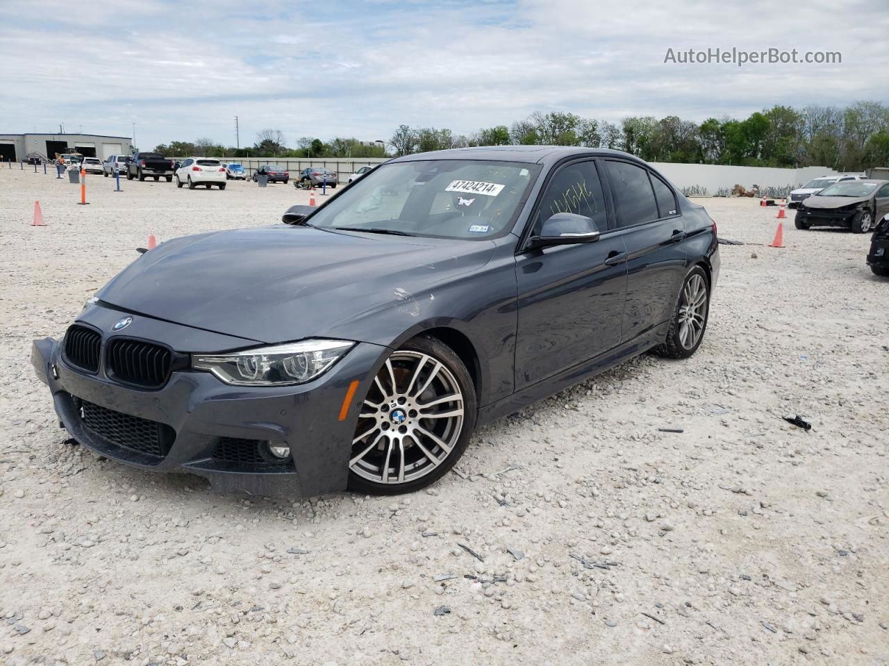 2016 Bmw 340 I Gray vin: WBA8B3C53GK777211