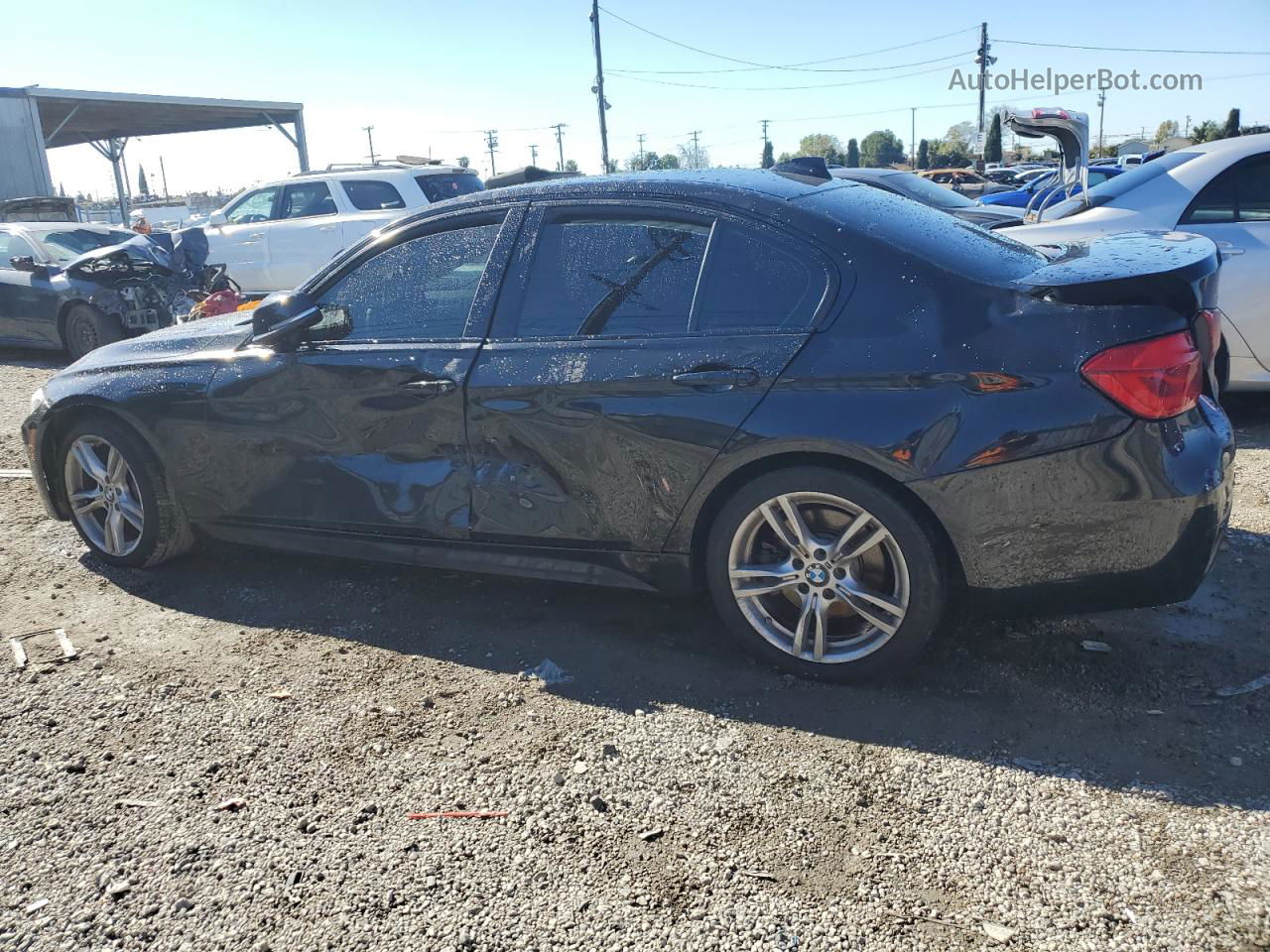 2016 Bmw 340 I Black vin: WBA8B3C54GK383670