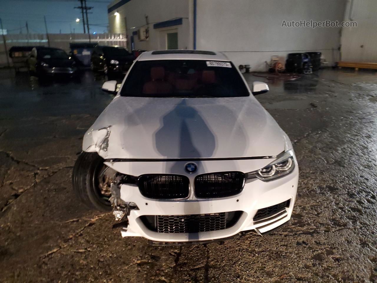 2016 Bmw 340 I White vin: WBA8B3C55GK383502