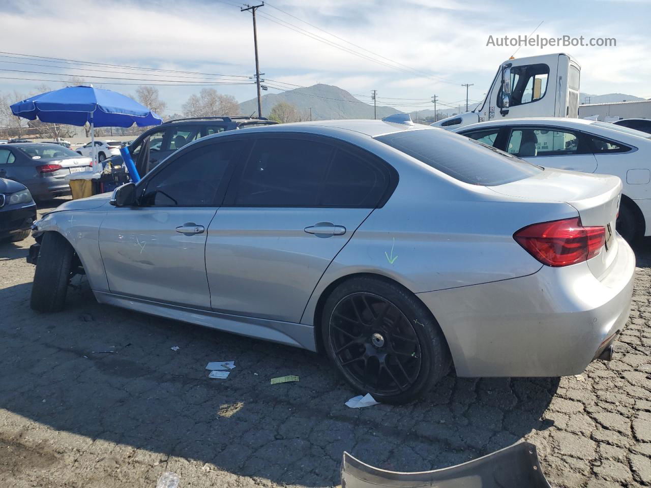 2017 Bmw 340 I Gray vin: WBA8B3C55HK777339