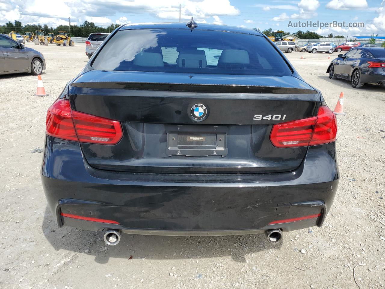 2016 Bmw 340 I Черный vin: WBA8B3C56GK383847