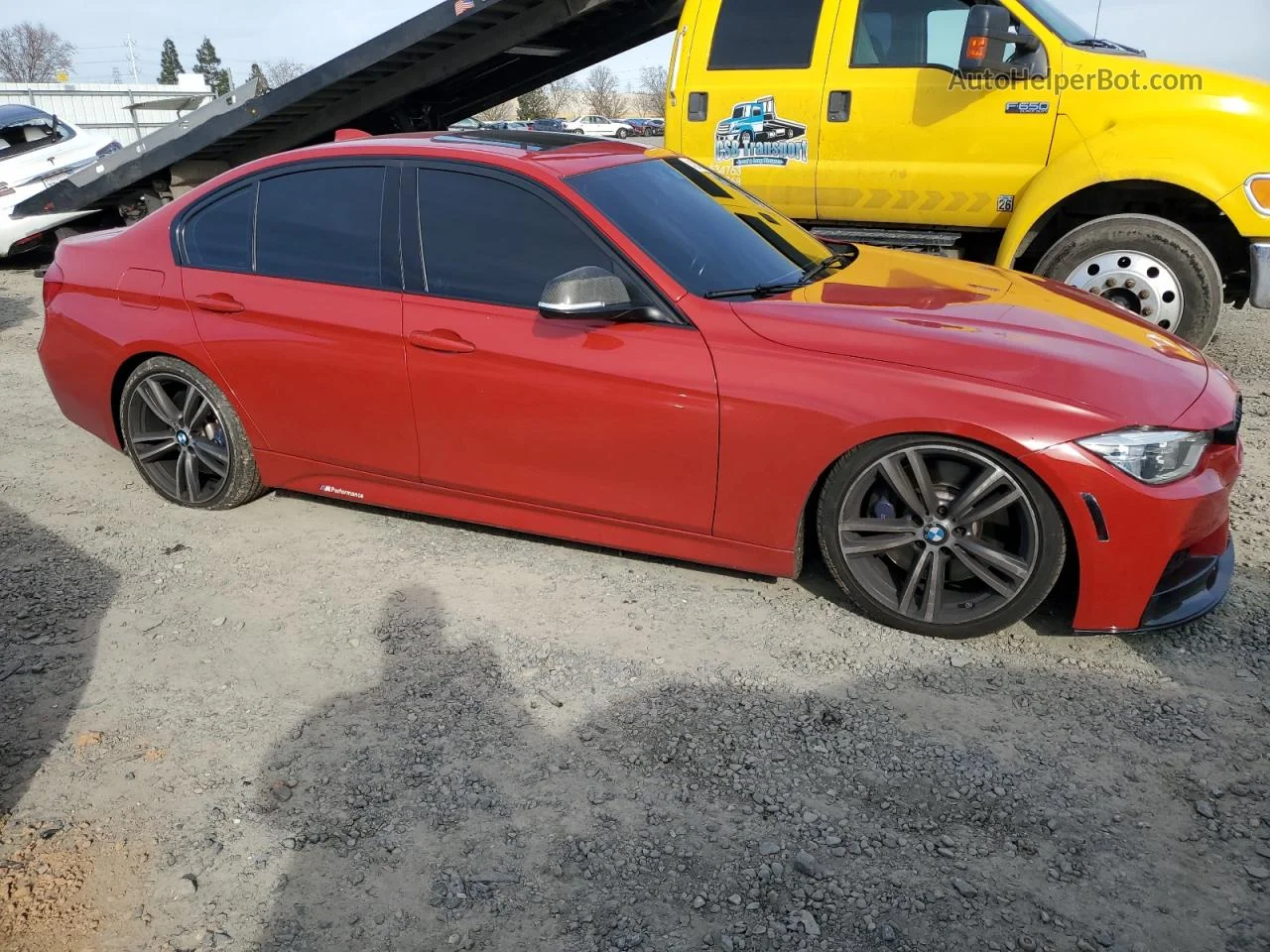 2016 Bmw 340 I Red vin: WBA8B3C58GK383543