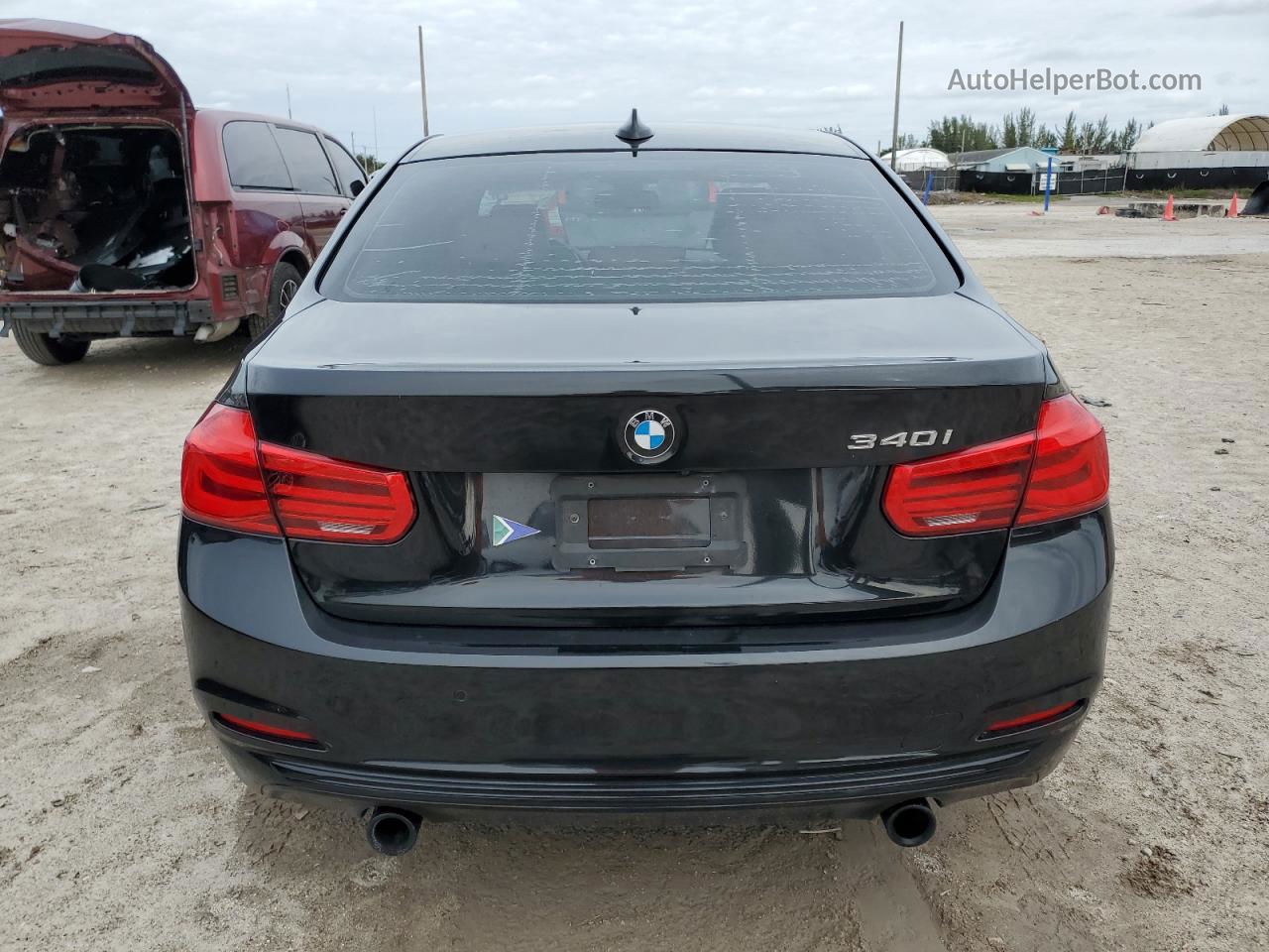 2017 Bmw 340 I Black vin: WBA8B3G30HNU35840