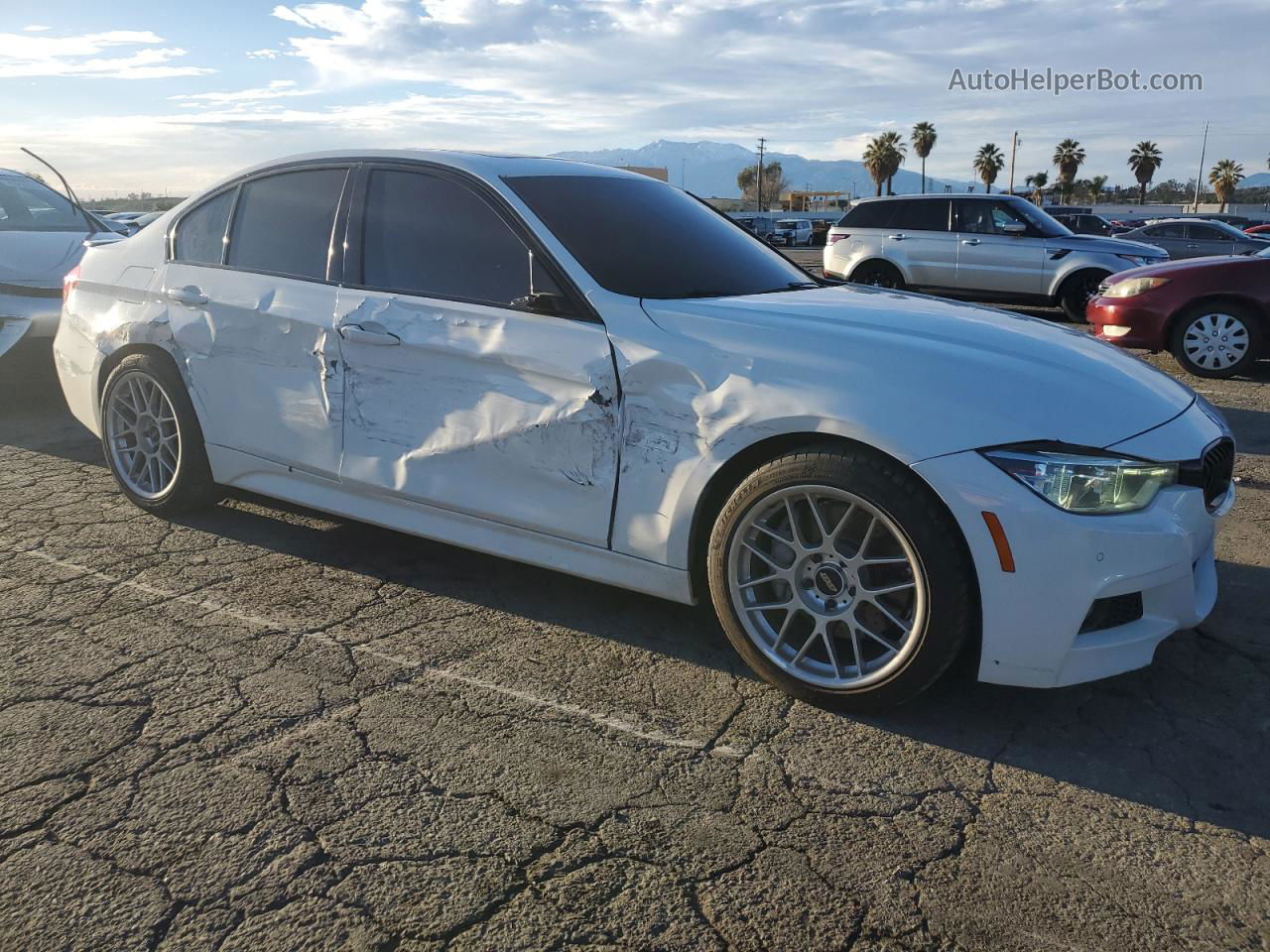 2017 Bmw 340 I White vin: WBA8B3G31HNU35930