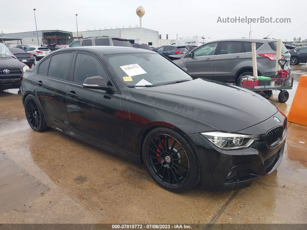 2017 Bmw 3 Series 340i Black vin: WBA8B3G3XHNU36042