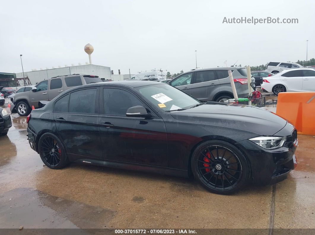 2017 Bmw 3 Series 340i Black vin: WBA8B3G3XHNU36042