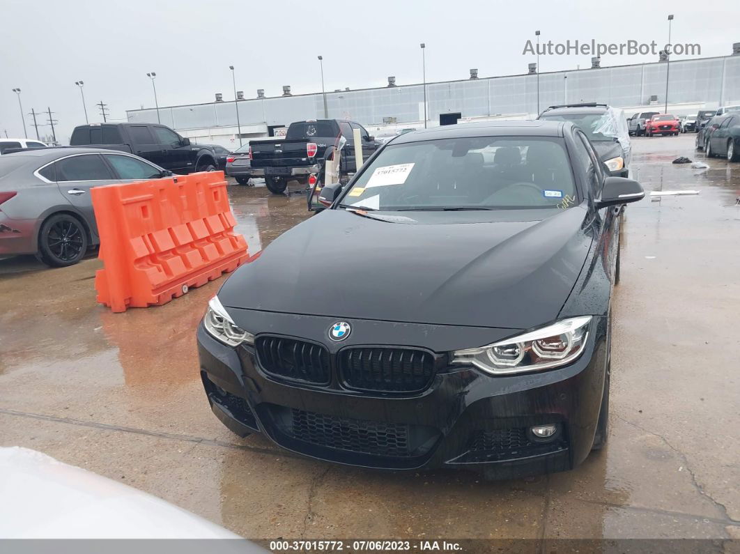 2017 Bmw 3 Series 340i Black vin: WBA8B3G3XHNU36042