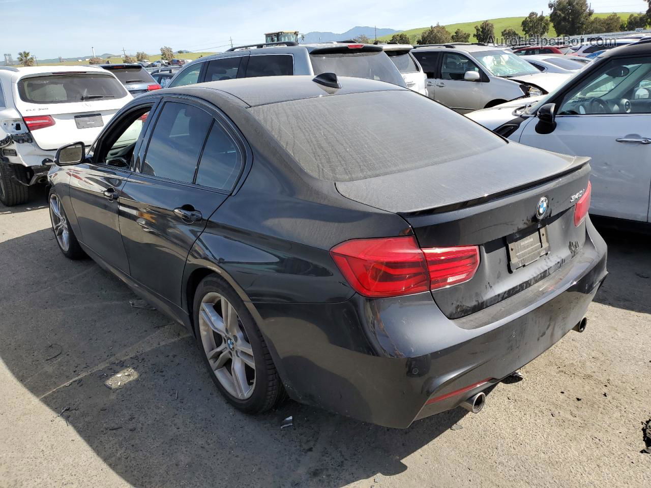 2016 Bmw 340 I Black vin: WBA8B3G53GNT92644