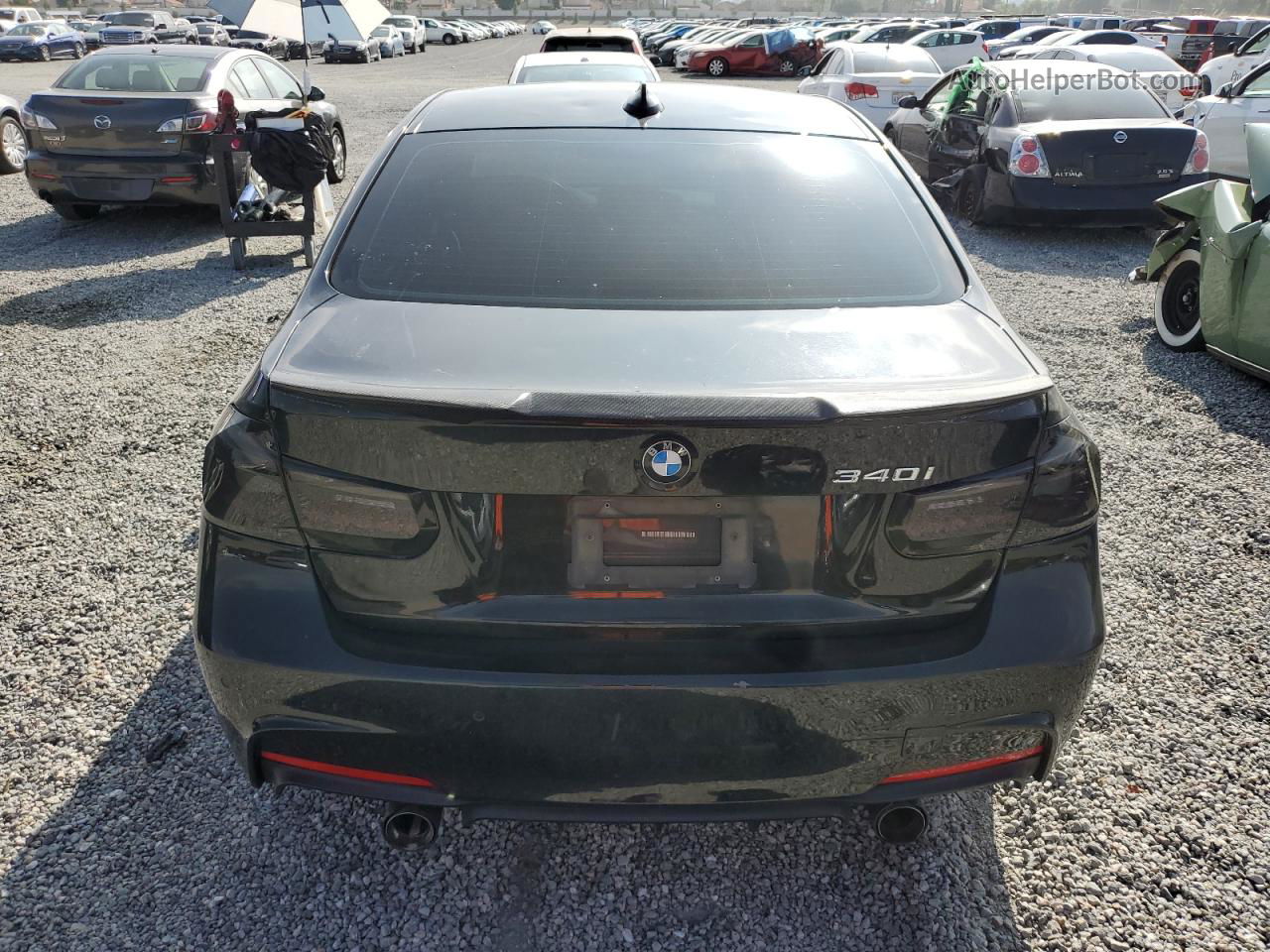 2017 Bmw 340 I Black vin: WBA8B3G54HNU35230