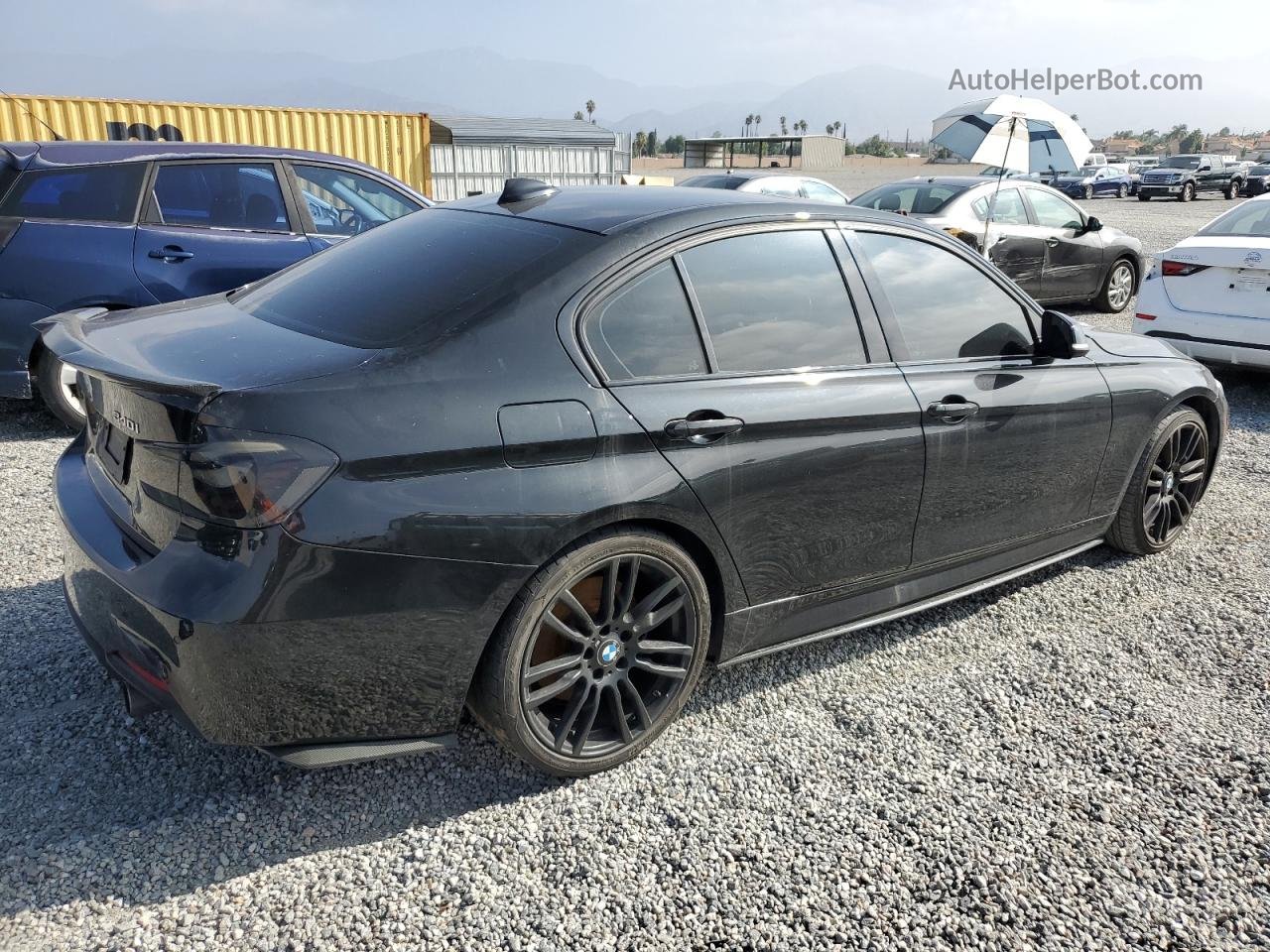 2017 Bmw 340 I Black vin: WBA8B3G54HNU35230