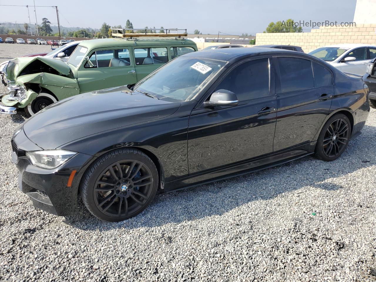 2017 Bmw 340 I Black vin: WBA8B3G54HNU35230