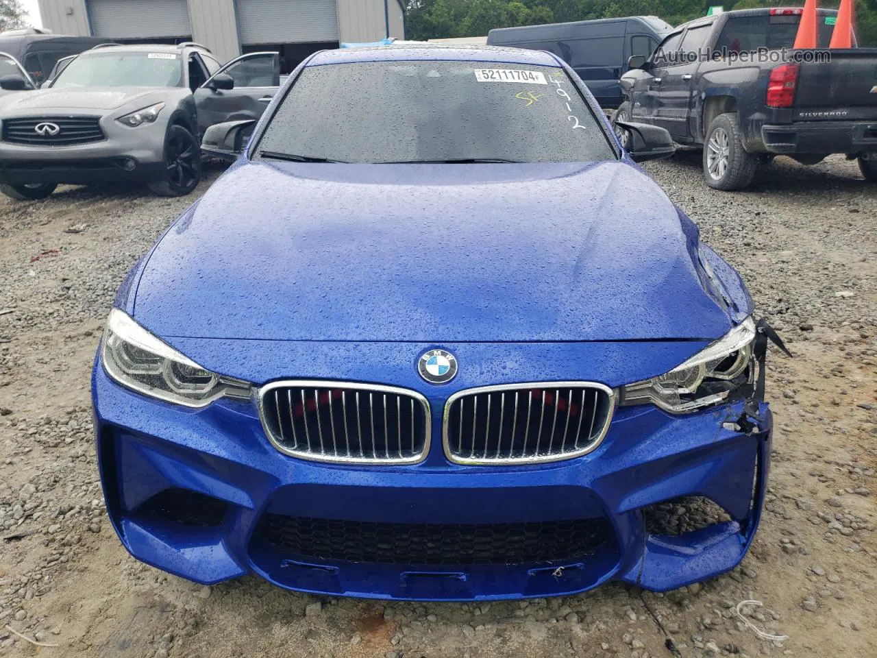 2016 Bmw 340 I Blue vin: WBA8B3G55GNU34912