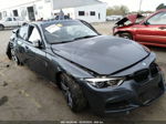 2016 Bmw 3 Series 340i Gray vin: WBA8B3G56GNA92650